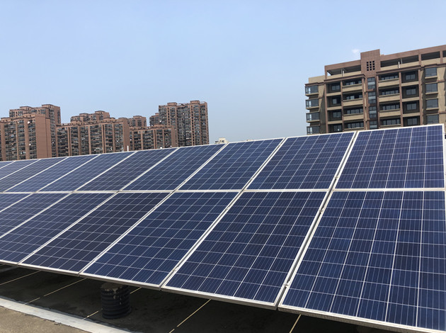 Hệ thống năng lượng mặt trời 150KW cho tòa nhà dân cư