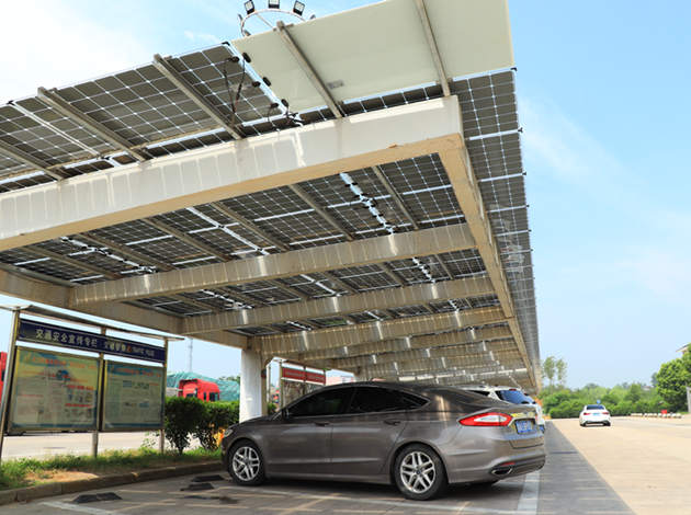 Dự án thiết kế bãi đậu xe bằng năng lượng mặt trời 210KW