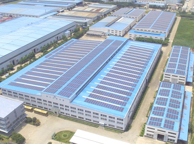 Máy bơm Jianghai - Hệ thống mái nhà năng lượng mặt trời công nghiệp 3,1MW