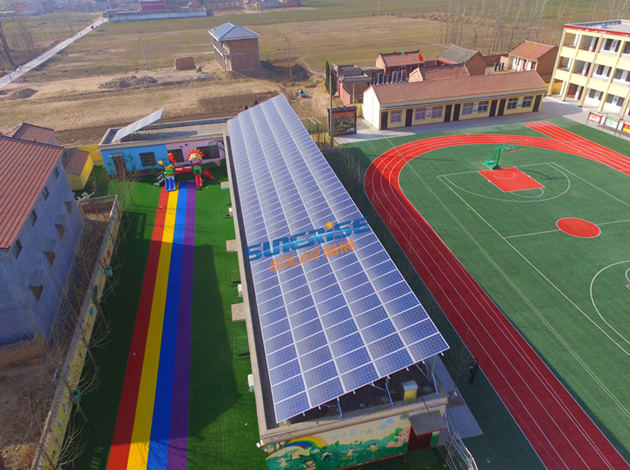 Chương trình năng lượng mặt trời trên mái nhà 70KW dành cho trường học